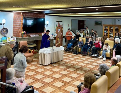 Visita do Padre da paróquia de Almargem do Bispo